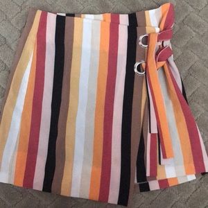 Urban outfitters cute color block skirt.